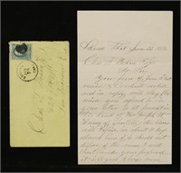 Mining in California, 19th c. Autograph Letter