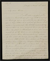 [Dueling]  Early 19th c. Letter
