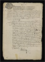 Mexico, 17th c. Manuscript Document