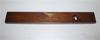 antique Stratton Bros.wood and brass level