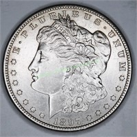 1897 s Better Date Morgan Silver Dollar