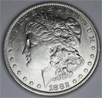 1882 o Morgan Silver Dollar