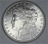 1897 P Crisp Better Date Morgan Silver Dollar