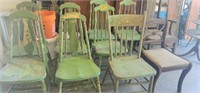 Large Group of Antique Chairs
