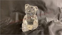 Princess House Pets Crystal Bear Paperweight