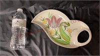 Vintage Blue Ridge Potteries Handled Dish / Tray