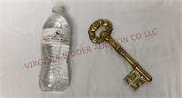 Large 8 Inch Brass Bottle Opener Key