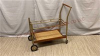 Mid Century TV Cart / Rolling Stand