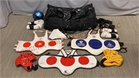 FULL Bag of Karate Martial Arts Protective Gear