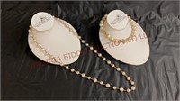Jewelry ~ M S925 & Ciner Faux Peal Necklaces