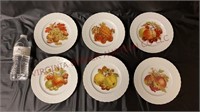Hutschenreuther Germany Fruit Plates ~ Set of 6