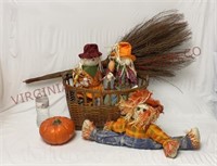 Basket of Fall Decor ~ Everything Shown!!!