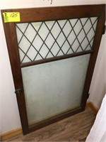 Vintage China Cabinet Door  (32" x 49"T)