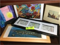 Group of Assorted Prints & Pictures