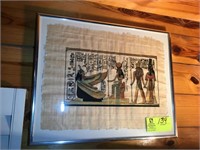 Framed Egyptian on Paper (20 1/2 x 16 1/2)