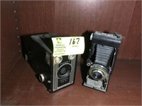 Vintage Brownie Target & Folding #1 Kodak Cameras