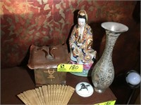 Oriental Items, Figurines & Prints & Fan