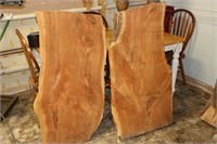 2 Slamps of Cypress Wood