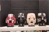 Set of 4 Shell Masks