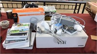 WII W/ CONTROLLERS, GAMES, AND MISC