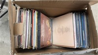 BOX LOT OF 33 RECORDS