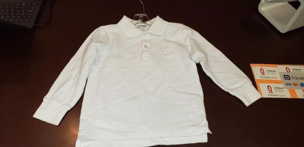 Kids' White Polo Shirts