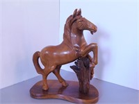 Sculpture sur bois cheval de 14 pouces hauteur