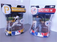 Lot 2 figurines joueur baseball, emballage orig.