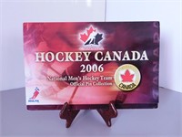 Collection d'épinglettes équipe Hockey Canada 2006