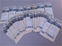 Lot de 48 billets du Fenway Park 18 juillet 2012