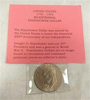 1776-1976 Bicentennial Eisenhower Dollar