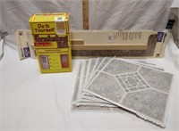 (10) Linoleum Squares, (2) End Cap Kits, DIY