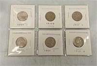 Old Jefferson Nickels Assorted Dates