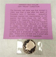 Kennedy Half Dollar Gem "Proof"Condition