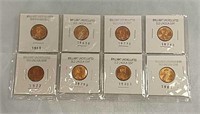 (8) Brilliant Uncirculated Old Lincoln Cents