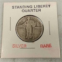 1928 Silver Standing Liberty Quarter
