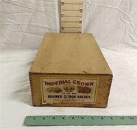 Imperial Crown Drained Citron Halves Wooden