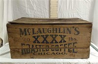 McLaughlin's 100 lbs. Roasted Coffee Wooden