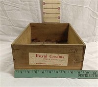 Bunte Brothers Royal Creams Wooden Shipping Box