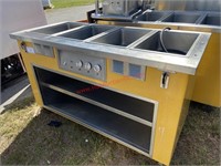 SHELLY MATIC 4 WELL STEAM TABLE MODEL3KH-4