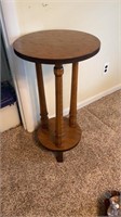 Wooden plant stand. 3 legs
