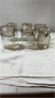 6 glass jelly jars