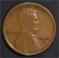 1914-D LINCOLN CENT  VF