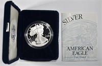 1996 PROOF AMERICAN SILVER EAGLE  IN OGP