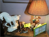 MISCELLANEOUS GROUP OF FIGURINES, HORSES, ROY ROGE