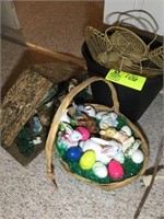 HOLIDAY MANAGER DISPLAY AND EASTER BASKET