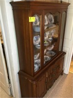 3 DOOR, 3 DRAWER CHINA CABINET WITH GLASS, 49" WID