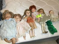 MISCELLANEOUS GROUP VINTAGE BABY DOLLS