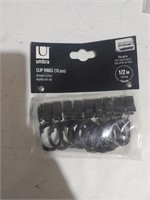 $28 umbra clip rings (10pcs)