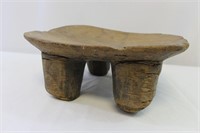 Antique African Wood Squatting Stool